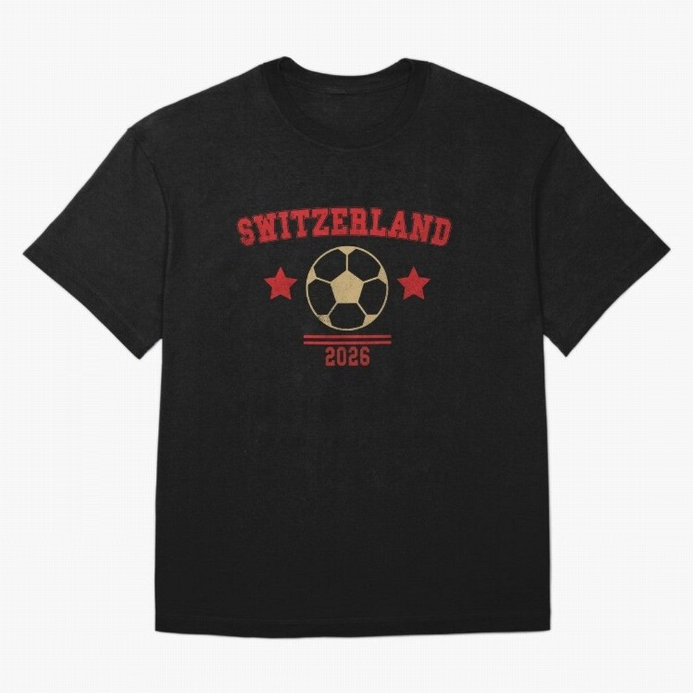Switzerland ¡ª Vintage Soccer Tee Classic T-Shirt Show Love for Legendary Goals in the FIFA World Cup 2026 Journey through CR7 Highlights, Brazil, Portugal and Argentina Pride, Stadium Memories, Football Loyalty, International Chants and