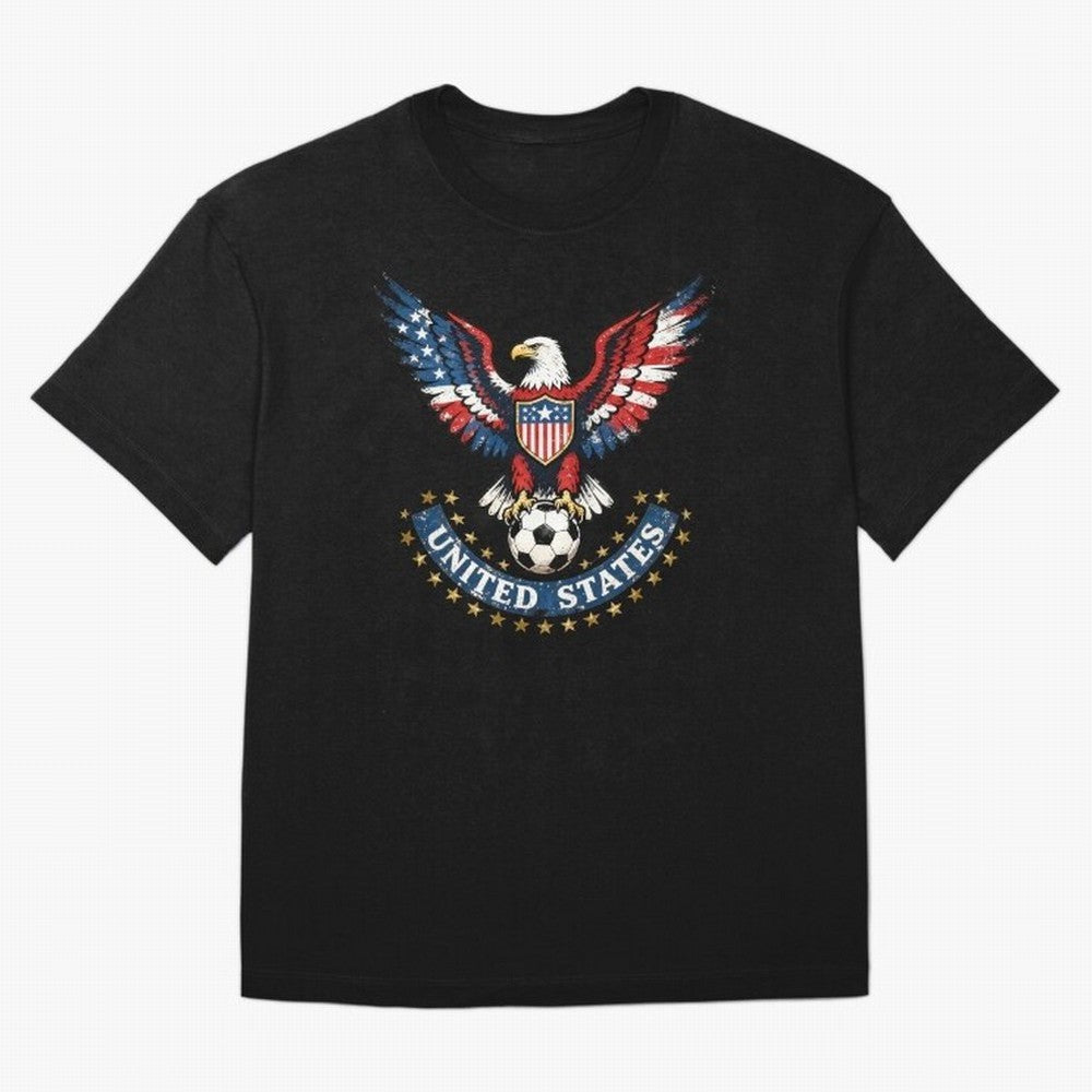 USA Soccer Eagle - United States Football Fan Classic T-Shirt Get Ready for the FIFA World Cup 2026 USA Canada Mexico Journey through Mbappe and Neymar Highlights, Brazil, Portugal and Argentina Pride, Classic Soccer Heritage, Championship