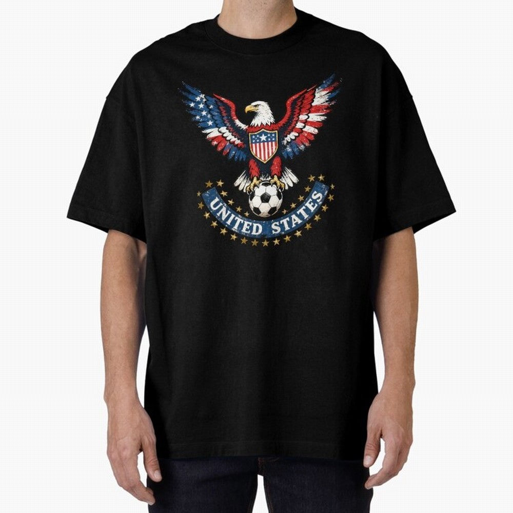 USA Soccer Eagle - United States Football Fan Classic T-Shirt Get Ready for the FIFA World Cup 2026 USA Canada Mexico Journey through Mbappe and Neymar Highlights, Brazil, Portugal and Argentina Pride, Classic Soccer Heritage, Championship