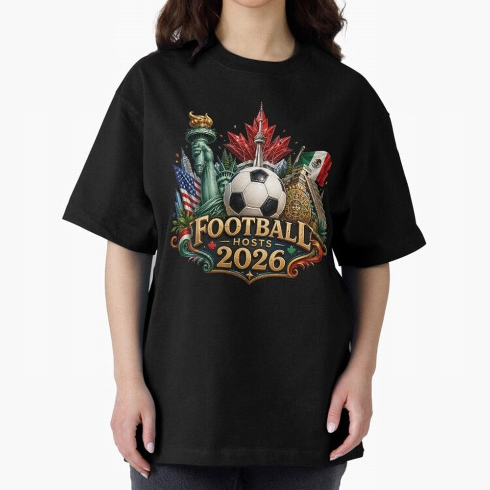 Road to 2026 USA Mexico Canada Soccer Design Classic T-Shirt Back the Journey through FIFA World Cup 2026 Group Stage for Fans of Neymar, Haaland and Cristiano Ronaldo and Argentina and Brazil, Bringing Football Festival Excitement, Trophy