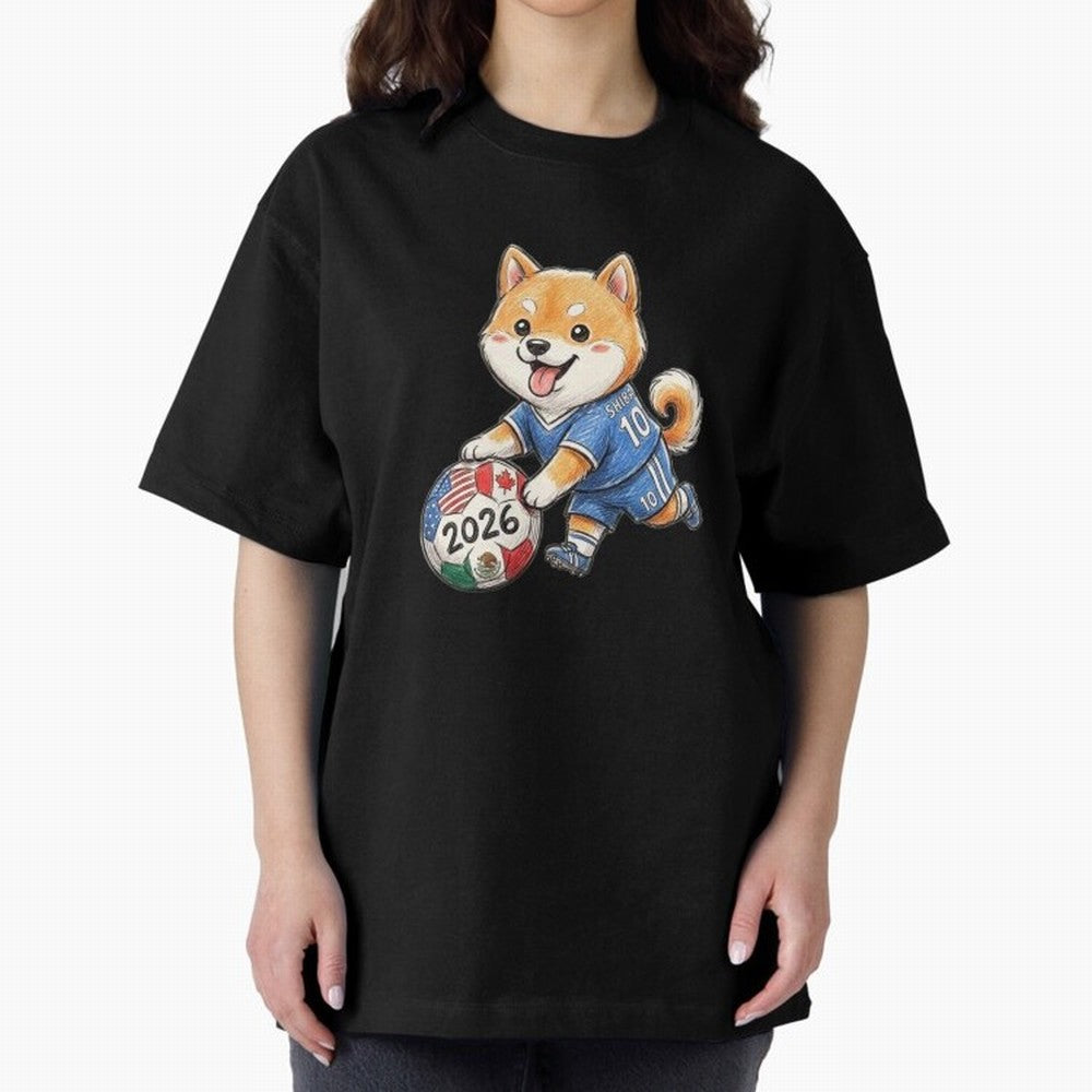 Cute Shiba Inu Soccer Star #10 - World Cup 2026 Edition Classic T-Shirt Bring Trophy Dreams to FIFA World Cup 2026 USA Canada Mexico Featuring Messi and Cristiano Ronaldo, Netherlands Energy, Soccer Culture, Superstar Moments, National Team Dreams