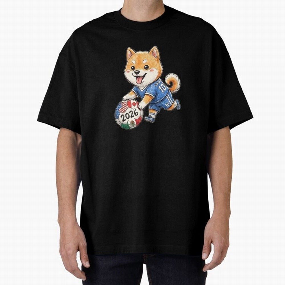 Cute Shiba Inu Soccer Star #10 - World Cup 2026 Edition Classic T-Shirt Bring Trophy Dreams to FIFA World Cup 2026 USA Canada Mexico Featuring Messi and Cristiano Ronaldo, Netherlands Energy, Soccer Culture, Superstar Moments, National Team Dreams