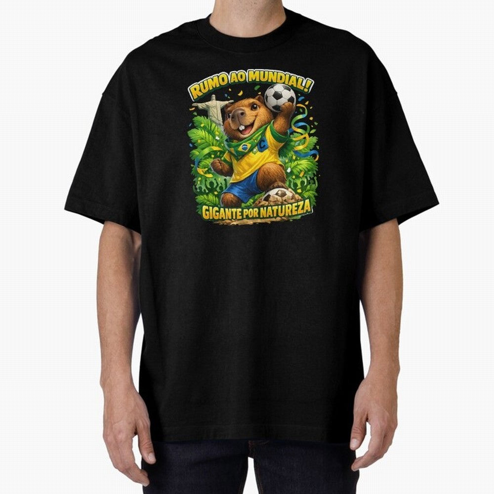 Brazil World Cup 2026 Capybara Fan Shirt Classic T-Shirt Show Up for the Glory of Match Day Hype around FIFA World Cup 2026 USA Canada Mexico, Messi, Neymar and Mbappe, Portugal, Spain and Germany, Sports Nostalgia, International Competition,