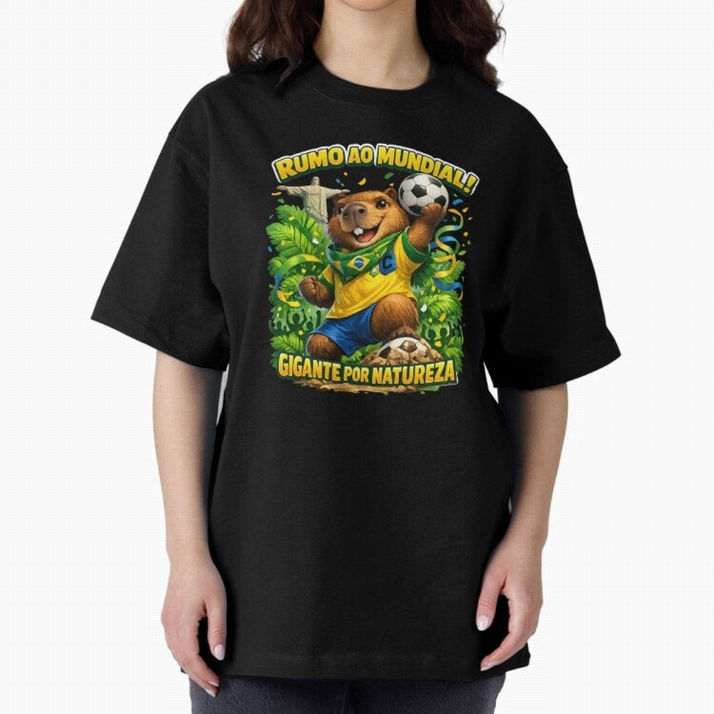 Brazil World Cup 2026 Capybara Fan Shirt Classic T-Shirt Show Up for the Glory of Match Day Hype around FIFA World Cup 2026 USA Canada Mexico, Messi, Neymar and Mbappe, Portugal, Spain and Germany, Sports Nostalgia, International Competition,