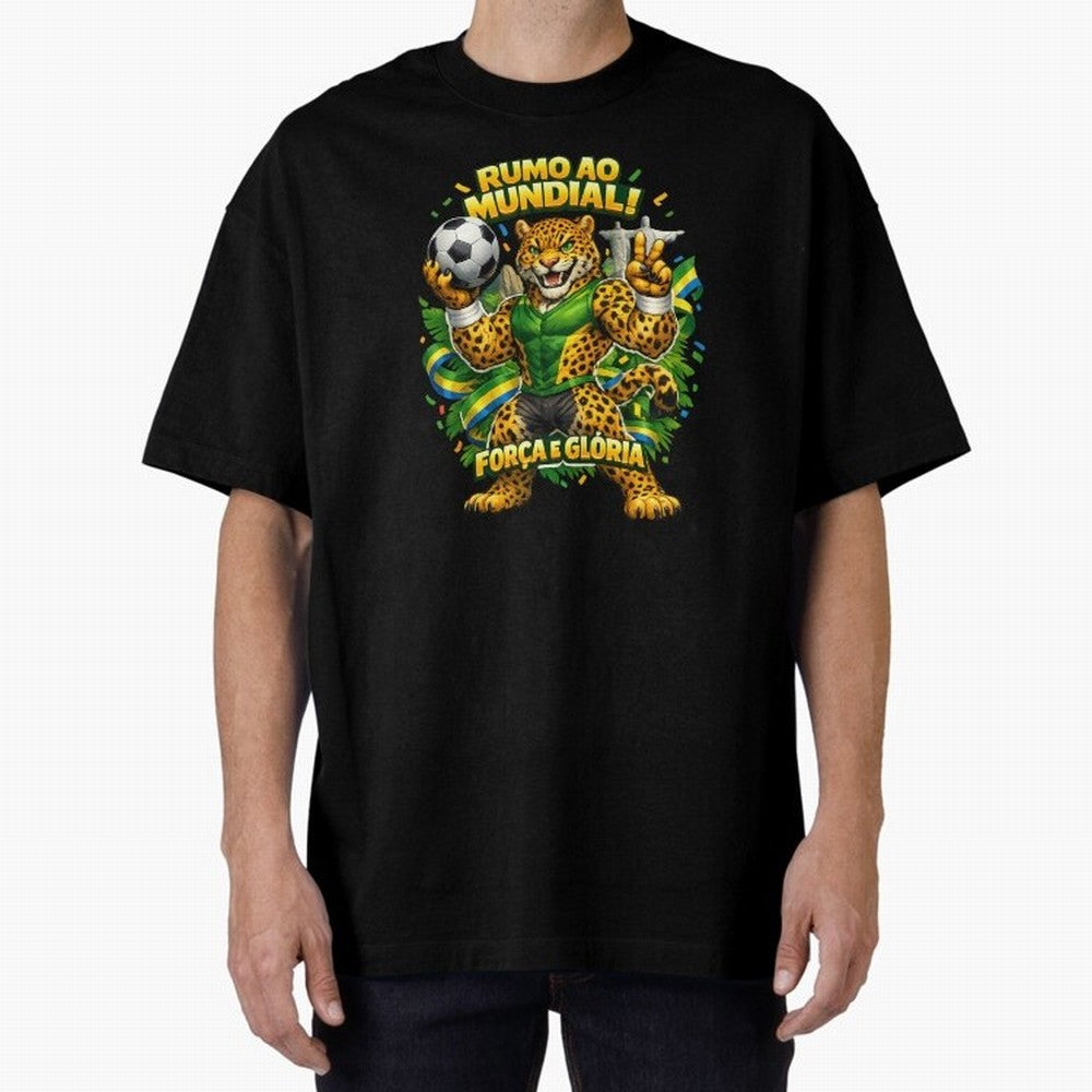 Brazil World Cup 2026 Jaguar Fan Art Classic T-Shirt Relive Legendary Nights from FIFA World Cup 2026 Group Stage Spirit, Made for Spain, Mbappe, Tournament Hype, Historic Matchups, Family Viewing Parties and Global Sports Pride; Ideal for Football