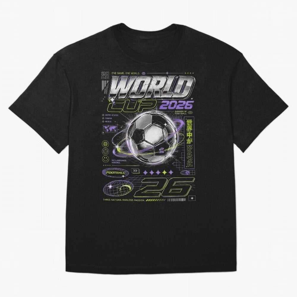 WORLD CUP 2026 RETRO Classic T-Shirt Create FIFA World Cup 2026 USA Canada Mexico for Fans of Messi, Neymar and Mbappe and Netherlands, Bringing Vintage Soccer Flavor, Modern Football Stars, National Flags and Final Night Emotion; Perfect for