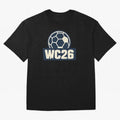 WC26 Retro Soccer Ball Vintage Football Fan Design Classic T-Shirt Show Match Day Excitement for Global Football Passion for FIFA World Cup 2026 Group Stage, Capturing Haaland and Mbappe, Argentina, France and Brazil, Vintage Soccer Flavor, Modern