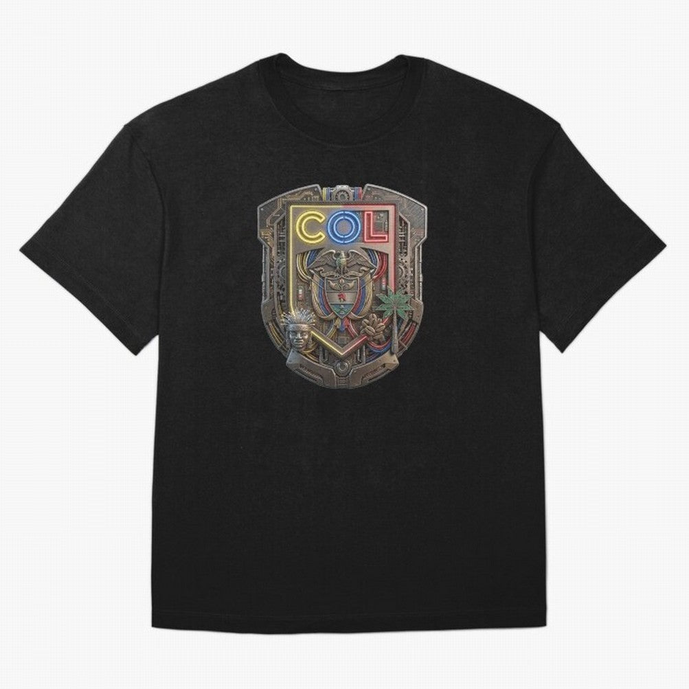 Feel the passion of Colombia with this dynamic Shield and soccer player design Classic T-Shirt Join the Countdown to FIFA World Cup 2026 Spirit, Filled with Portugal, Spain and Germany, Neymar, Haaland and Cristiano Ronaldo, Tournament Hype,