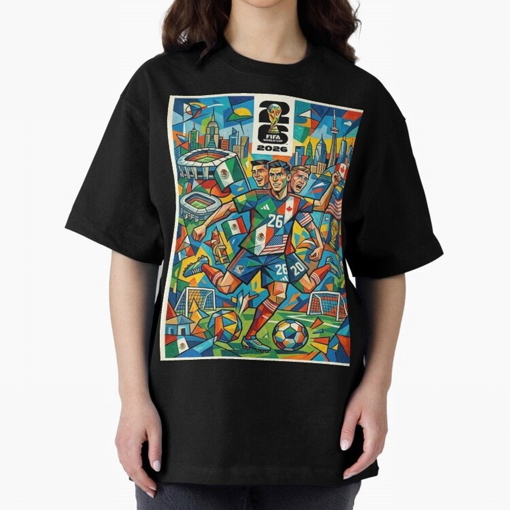 Go World Classic T-Shirt Feel International Energy from FIFA World Cup 2026 USA Canada Mexico Spirit, Celebrating Portugal, Neymar, Haaland and Cristiano Ronaldo, Supporter Pride, Iconic Celebrations, Legendary Names and Global Match Day Energy;