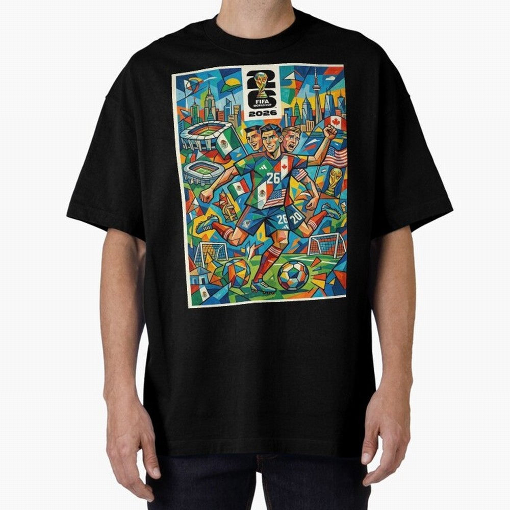 Go World Classic T-Shirt Feel International Energy from FIFA World Cup 2026 USA Canada Mexico Spirit, Celebrating Portugal, Neymar, Haaland and Cristiano Ronaldo, Supporter Pride, Iconic Celebrations, Legendary Names and Global Match Day Energy;