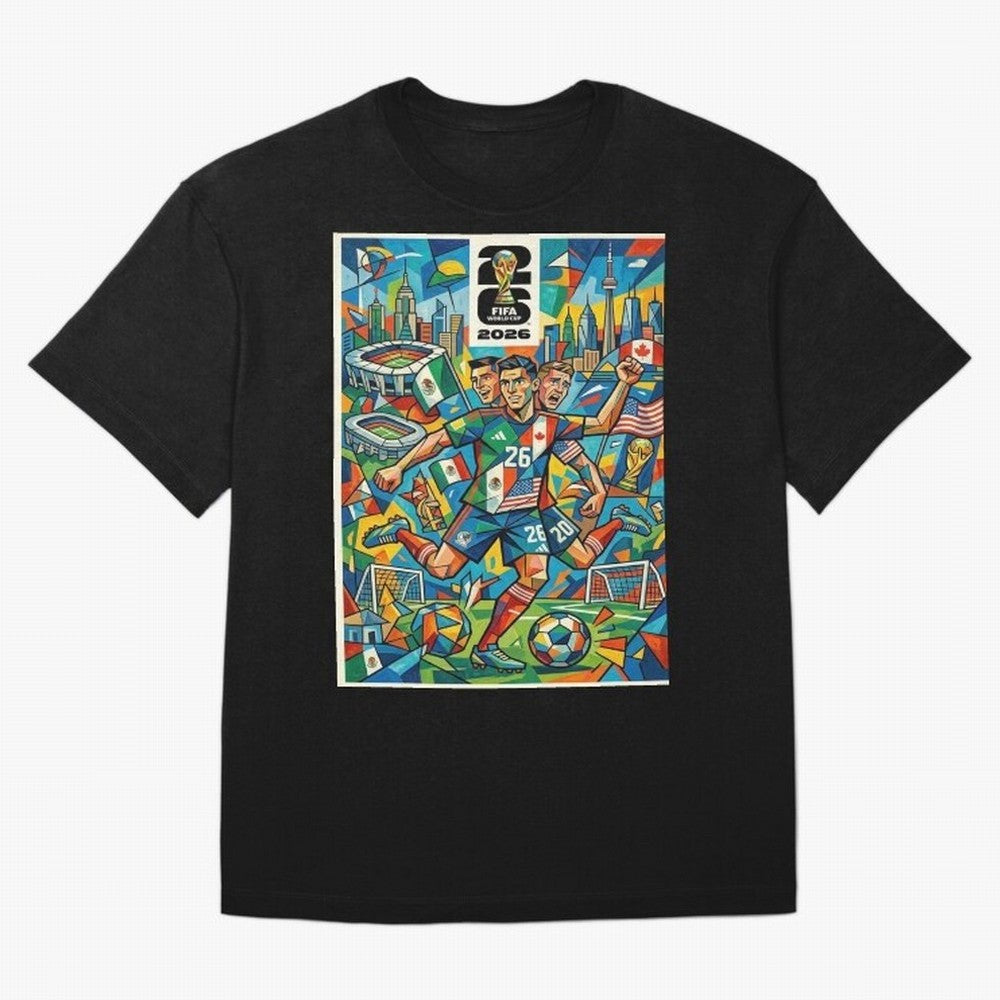 Go World Classic T-Shirt Feel International Energy from FIFA World Cup 2026 USA Canada Mexico Spirit, Celebrating Portugal, Neymar, Haaland and Cristiano Ronaldo, Supporter Pride, Iconic Celebrations, Legendary Names and Global Match Day Energy;