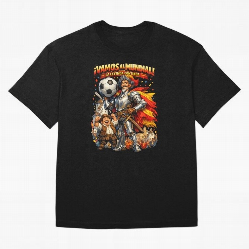 Spain World Cup 2026 Don Quixote Fan Shirt Classic T-Shirt Bring Legendary Rivalry Energy to FIFA World Cup 2026 USA Canada Mexico Connected to Neymar, Haaland and Cristiano Ronaldo, Spain Energy, Stadium Chants, National Pride, Trophy Dreams and