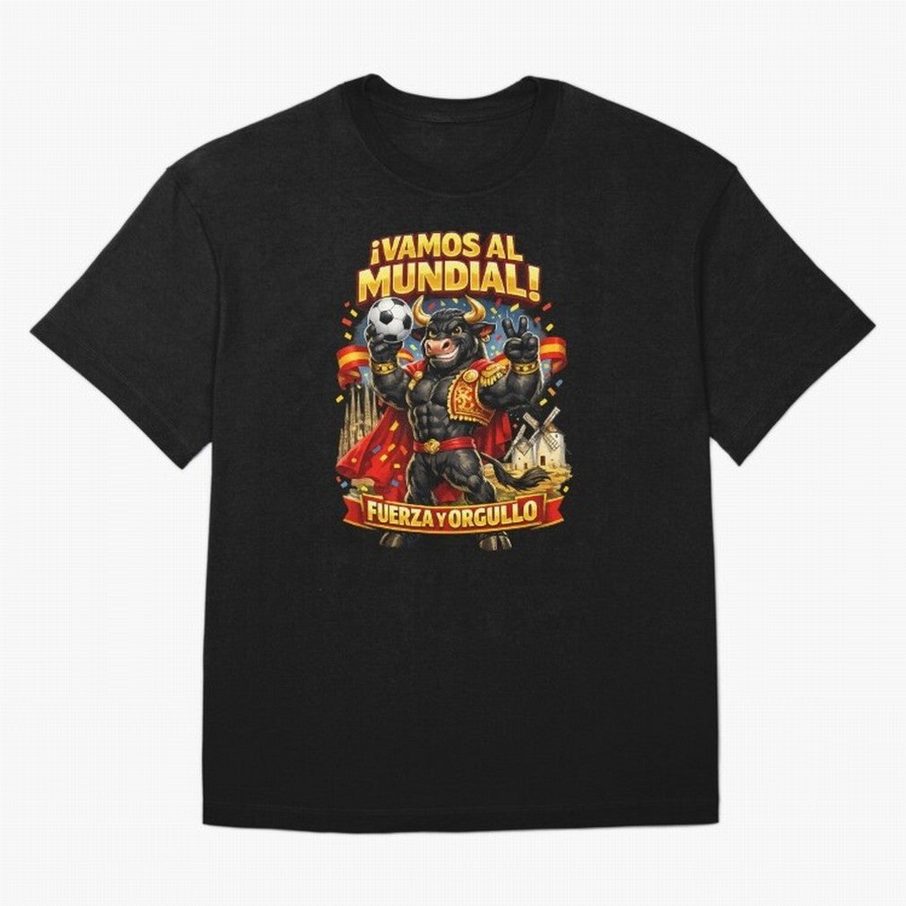 Spain World Cup 2026 Bull Fan Shirt Classic T-Shirt Back Your Heroes with Match Day Hype around FIFA World Cup 2026 Group Stage, CR7 and Messi, England and Germany, Tournament Hype, Historic Matchups, Family Viewing Parties and Global Sports Pride;