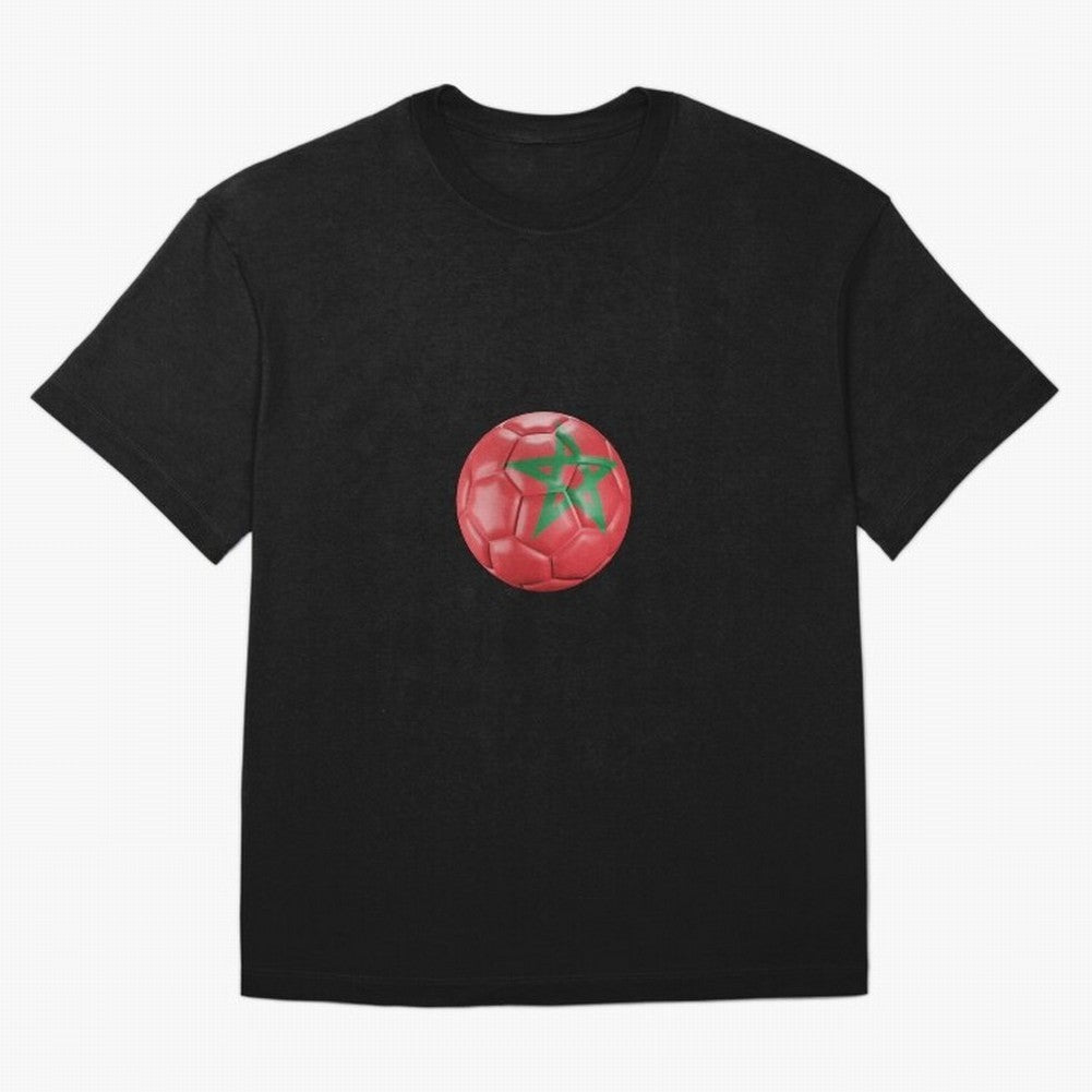 Morocco Ball Classic T-Shirt Remember Iconic Moments from FIFA World Cup 2026 Group Stage Spirit, Filled with Argentina, Messi and Cristiano Ronaldo, Stadium Chants, National Pride, Trophy Dreams and Unforgettable Football Memories; Made for