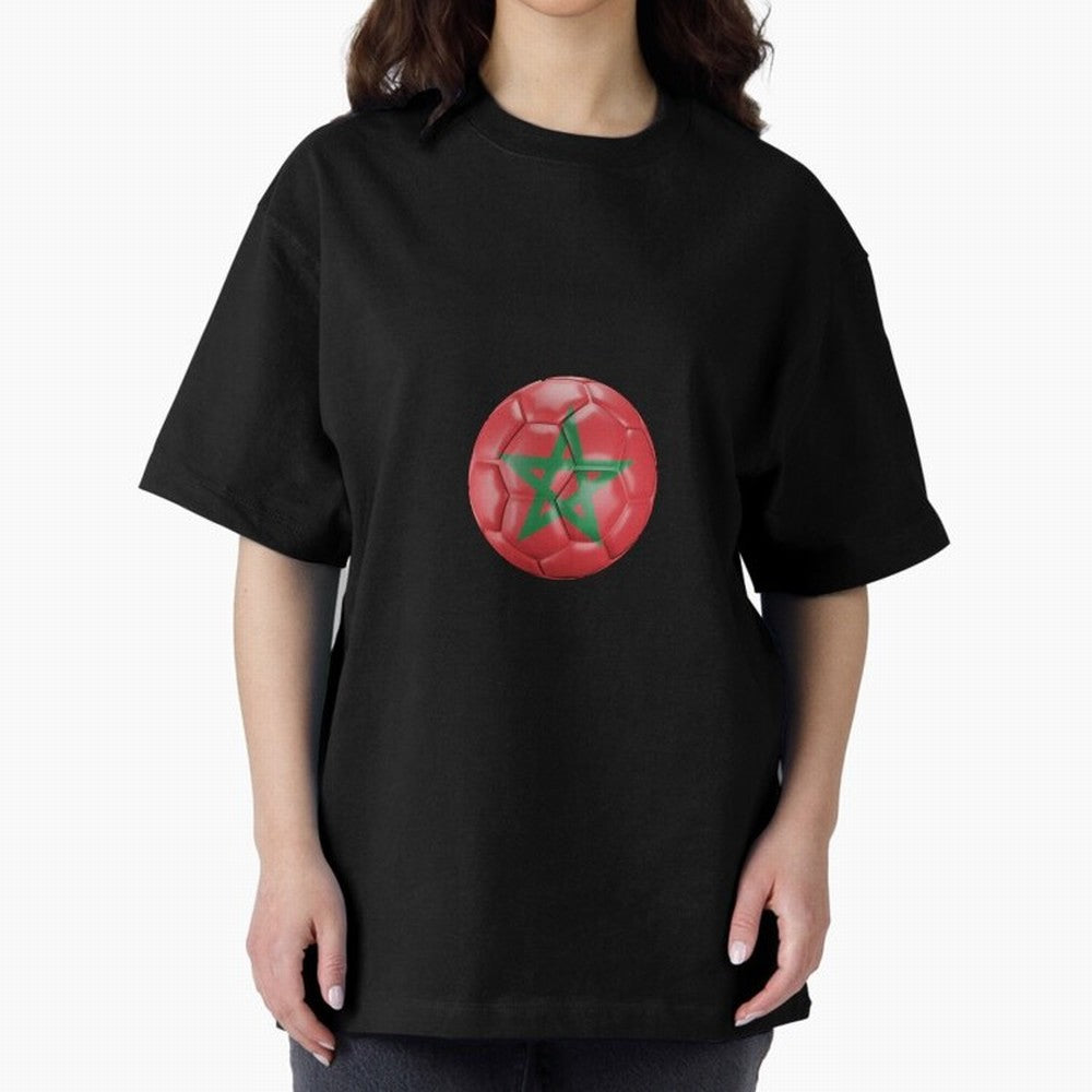 Morocco Ball Classic T-Shirt Carry the Dream of FIFA World Cup 2026 Inspired by Haaland and Mbappe, Spain Energy, Football History, Final Match Energy, Crowd Noise and Once in a Lifetime Moments; Great for Watch Parties, Sports Bars, Family Nights,