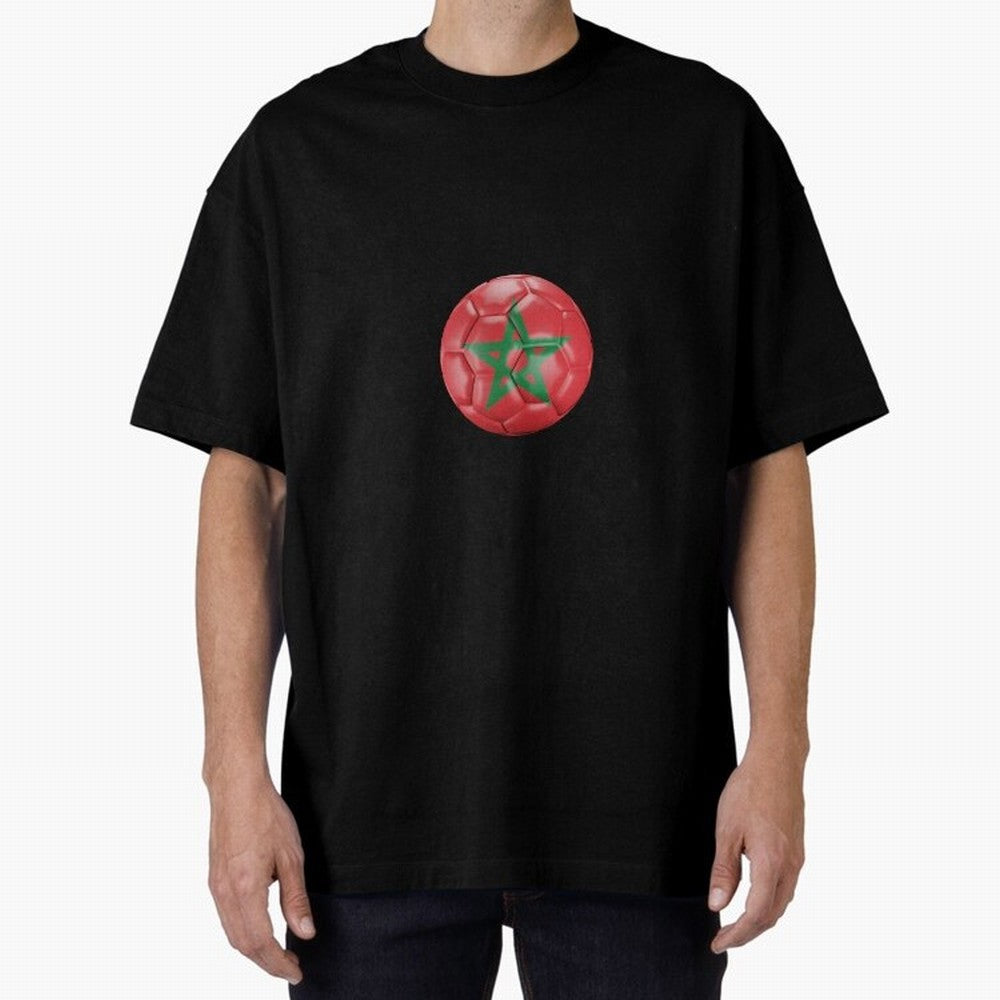 Morocco Ball Classic T-Shirt Carry the Dream of FIFA World Cup 2026 Inspired by Haaland and Mbappe, Spain Energy, Football History, Final Match Energy, Crowd Noise and Once in a Lifetime Moments; Great for Watch Parties, Sports Bars, Family Nights,