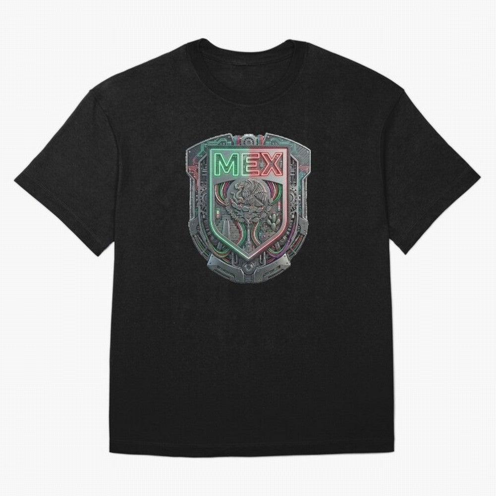 M¨¦xico Shield Heritage - Detailed MEX Eagle Art Classic T-Shirt Bring a Champion Mindset to FIFA World Cup 2026 Connected to Neymar, Haaland and Cristiano Ronaldo, Argentina and Brazil Energy, Supporter Pride, Iconic Celebrations, Legendary Names