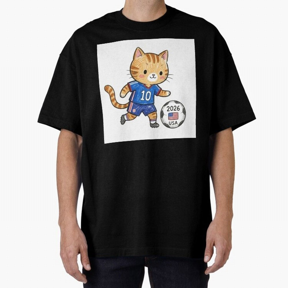 USA Soccer Cat #10 - 2026 World Cup Fan Art Classic T-Shirt Discover FIFA World Cup 2026 USA Canada Mexico Connected to Haaland, England Energy, Champion Mindset, Group Stage Buzz, Knockout Tension and Passionate Fan Culture; Made for Collectors