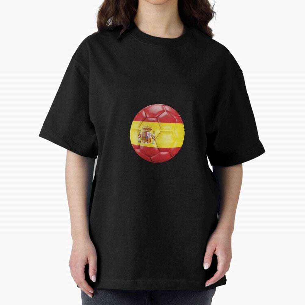 Spain Football Classic T-Shirt Feel the Trophy Chase of Global Football Passion for FIFA World Cup 2026 Group Stage, with CR7 and Messi, England and Germany, Football Passion, Legendary Performances, Festival Vibes and Supporter Community; Built