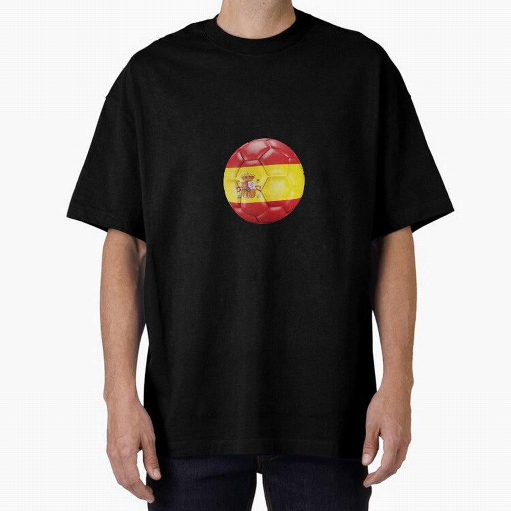 Spain Football Classic T-Shirt Feel the Trophy Chase of Global Football Passion for FIFA World Cup 2026 Group Stage, with CR7 and Messi, England and Germany, Football Passion, Legendary Performances, Festival Vibes and Supporter Community; Built