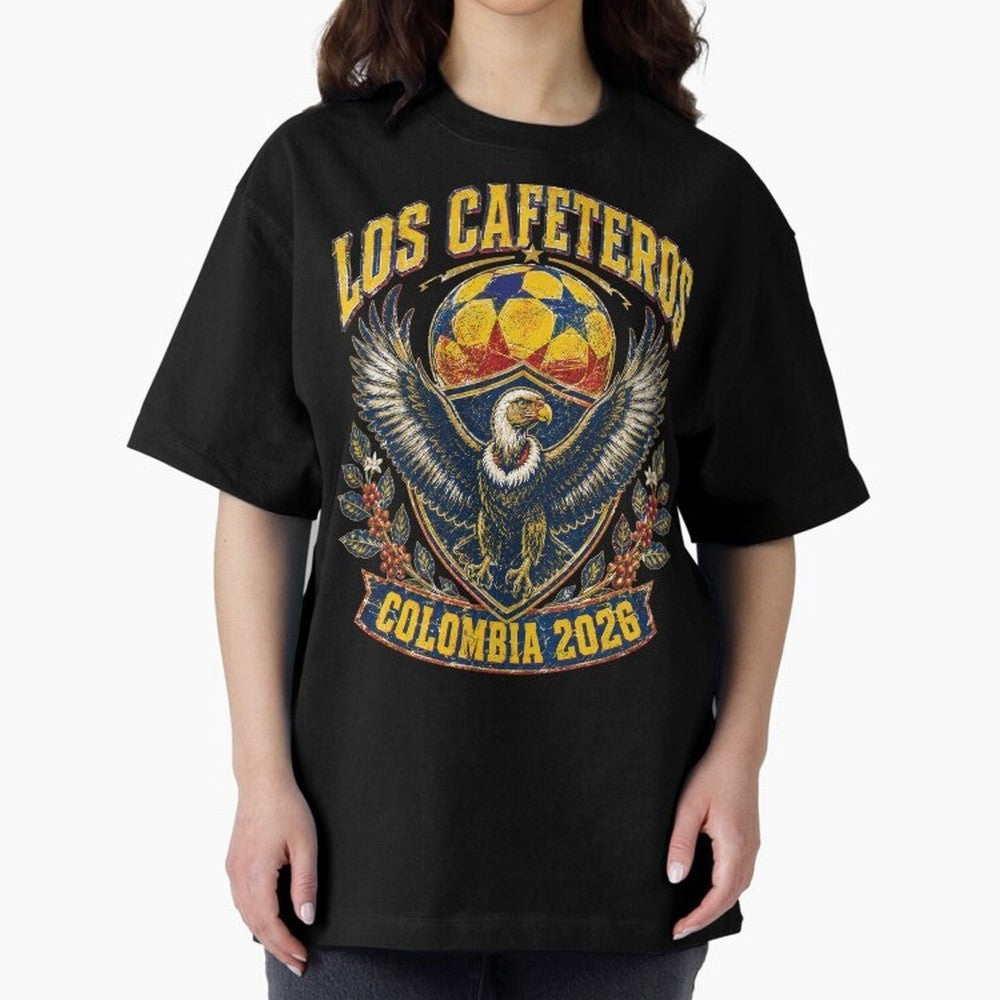 Los Cafeteros Colombia 2026 World Cup Soccer T-Shirt Classic T-Shirt Make Your Look Match Match Day Hype around FIFA World Cup 2026, CR7, Netherlands, Game Day Rituals, Football Legends, Country Pride and the Road to the Final; Ideal for Football