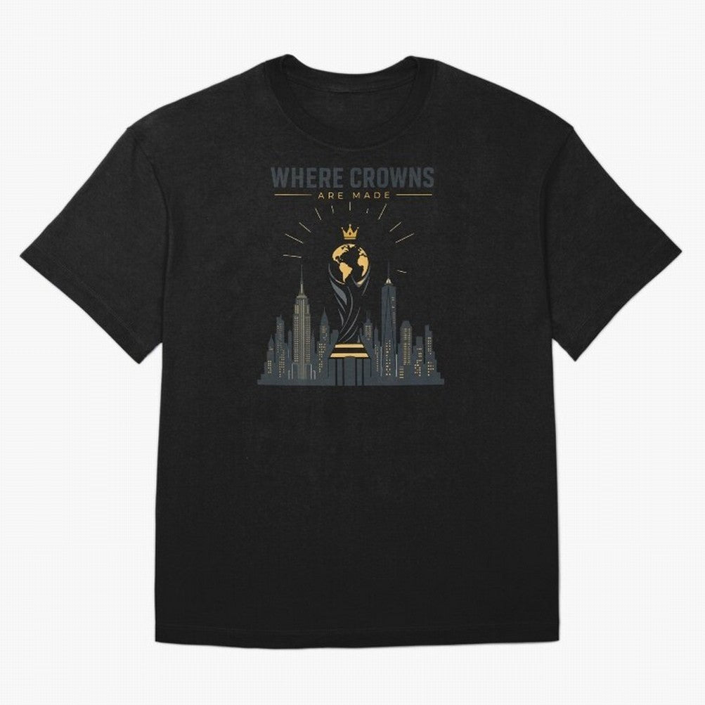 Where Crowns Are Made Classic T-Shirt Bring International Match Energy to FIFA World Cup 2026 Celebrating Mbappe, Brazil, Portugal and Argentina Energy, Match Day Excitement, Supporter Culture, Golden Goals and Global Football Passion; Great for