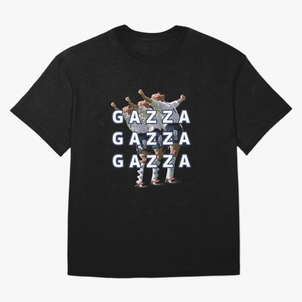 Gazza England Celebration Euro 96 Classic T-Shirt Enjoy FIFA World Cup 2026 USA Canada Mexico Featuring CR7 and Messi, England, France and Netherlands Energy, Match Day Excitement, Supporter Culture, Golden Goals and Global Football Passion;