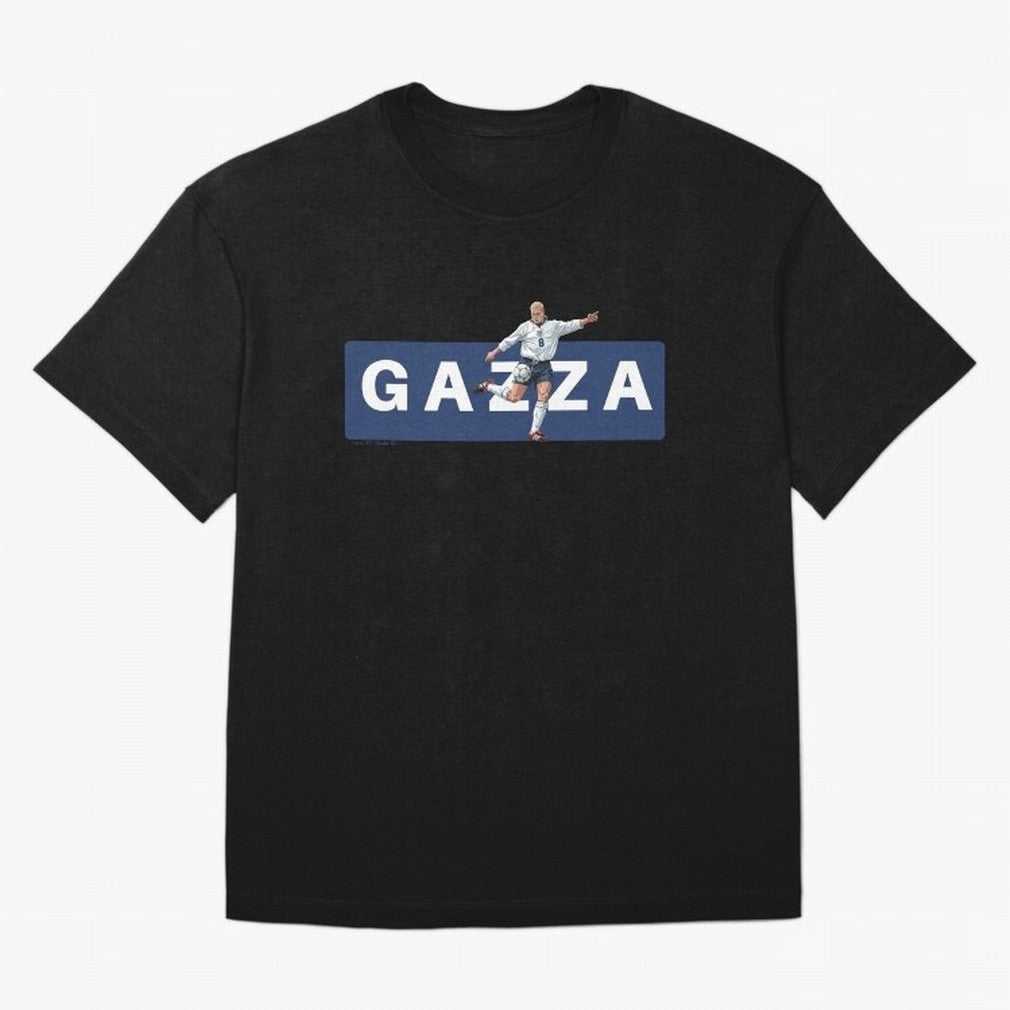 Gazza England Retro T-shirt Classic T-Shirt Cheer through Every Moment of Global Football Passion for FIFA World Cup 2026 USA Canada Mexico, Made for Haaland and Mbappe, Spain and Netherlands, Football Festival Excitement, Trophy Ambitions, Country