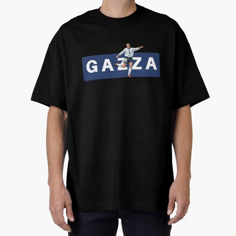 Gazza England Retro T-shirt Classic T-Shirt Cheer through Every Moment of Global Football Passion for FIFA World Cup 2026 USA Canada Mexico, Made for Haaland and Mbappe, Spain and Netherlands, Football Festival Excitement, Trophy Ambitions, Country