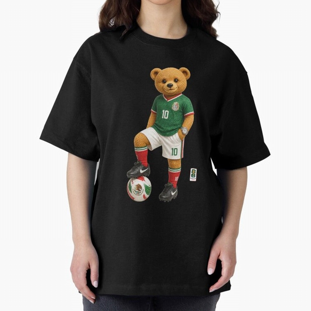 Mexico Soccer Bear World Cup Teddy Bear Classic T-Shirt Enjoy the Biggest Football Party of FIFA World Cup 2026 Connected to Messi and Cristiano Ronaldo, Spain and Netherlands Energy, Champion Mindset, Group Stage Buzz, Knockout Tension and