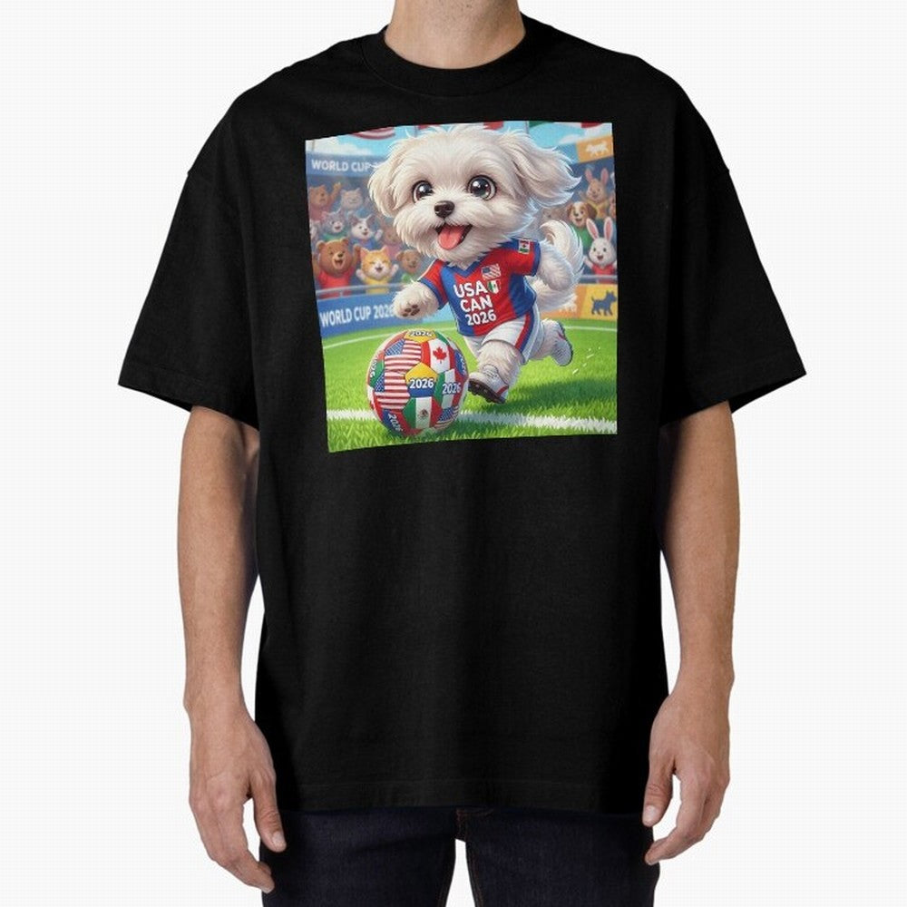Cute Maltese Soccer Star - FIFA 2026 World Cup Edition Classic T-Shirt Show Match Day Excitement for the FIFA World Cup 2026 Journey through Haaland Highlights, Germany Pride, Football Passion, Legendary Performances, Festival Vibes and Supporter