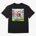 Cute Maltese Soccer Star - FIFA 2026 World Cup Edition Classic T-Shirt Show Match Day Excitement for the FIFA World Cup 2026 Journey through Haaland Highlights, Germany Pride, Football Passion, Legendary Performances, Festival Vibes and Supporter