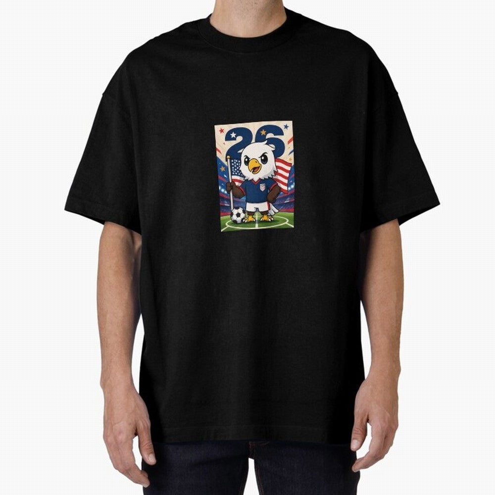 Patriotic Eagle Soccer USA Mascot Classic T-Shirt Fuel the Hype around the FIFA World Cup 2026 Journey through CR7 Highlights, Portugal Pride, Match Day Excitement, Supporter Culture, Golden Goals and Global Football Passion; Ideal for Fans Who