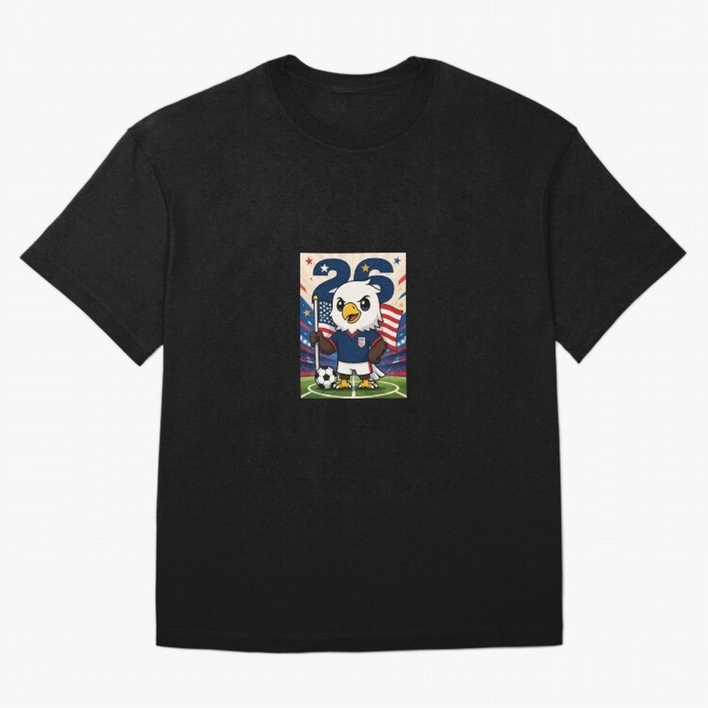 Patriotic Eagle Soccer USA Mascot Classic T-Shirt Fuel the Hype around the FIFA World Cup 2026 Journey through CR7 Highlights, Portugal Pride, Match Day Excitement, Supporter Culture, Golden Goals and Global Football Passion; Ideal for Fans Who
