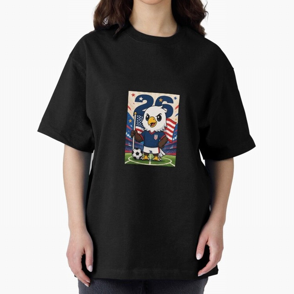 Patriotic Eagle Soccer USA Mascot Classic T-Shirt Fuel the Hype around the FIFA World Cup 2026 Journey through CR7 Highlights, Portugal Pride, Match Day Excitement, Supporter Culture, Golden Goals and Global Football Passion; Ideal for Fans Who