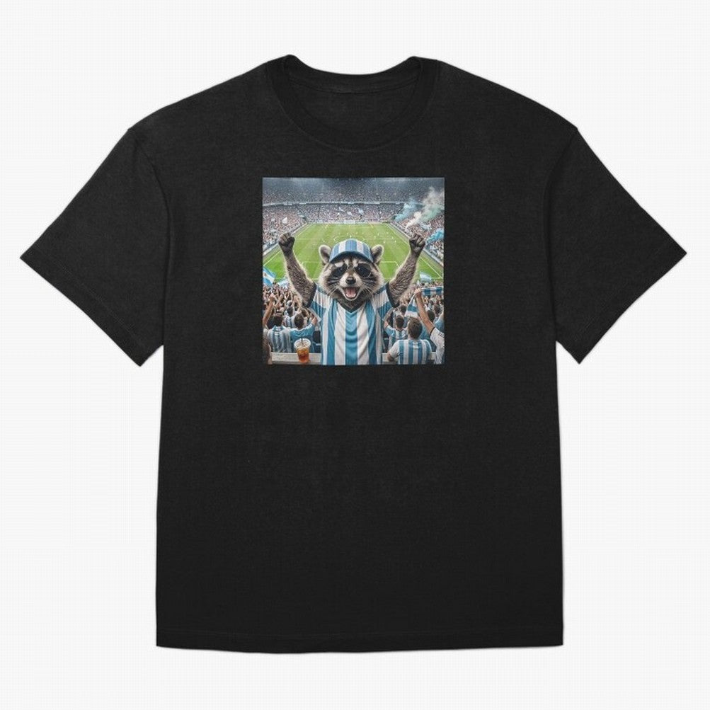 Funny Raccoon Soccer Fan World Cup 2026 Argentina Classic T-Shirt Discover FIFA World Cup 2026 Group Stage Featuring Mbappe and Neymar, Netherlands Energy, Match Day Excitement, Supporter Culture, Golden Goals and Global Football Passion; Great for