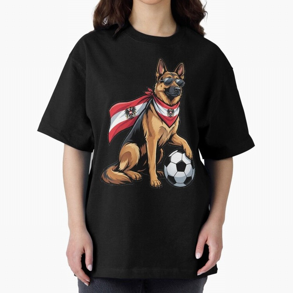 Austrian football dog Classic T-Shirt Represent FIFA World Cup 2026 Spirit, Inspired by Spain, Mbappe and Neymar, Match Day Excitement, Supporter Culture, Golden Goals and Global Football Passion; Built for Supporters Chasing Trophy Dreams, Final