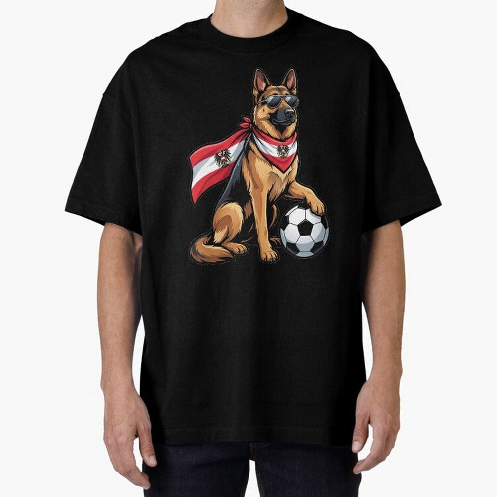 Austrian football dog Classic T-Shirt Represent FIFA World Cup 2026 Spirit, Inspired by Spain, Mbappe and Neymar, Match Day Excitement, Supporter Culture, Golden Goals and Global Football Passion; Built for Supporters Chasing Trophy Dreams, Final
