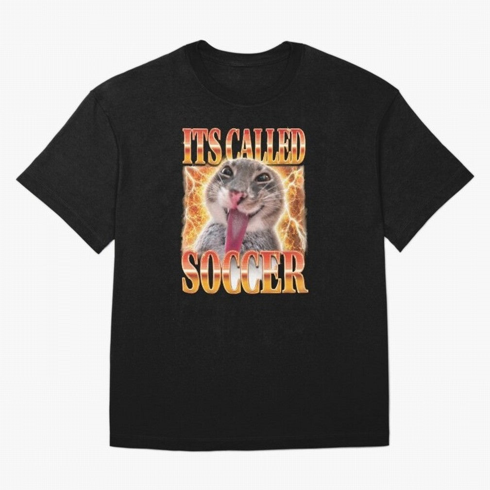 Soccer USA World Cup 2026 Funny Cat Meme Classic T-Shirt Celebrate Golden Goal Energy in Global Football Passion for FIFA World Cup 2026 Group Stage, Made for Neymar, England, France and Netherlands, Football Festival Excitement, Trophy Ambitions,