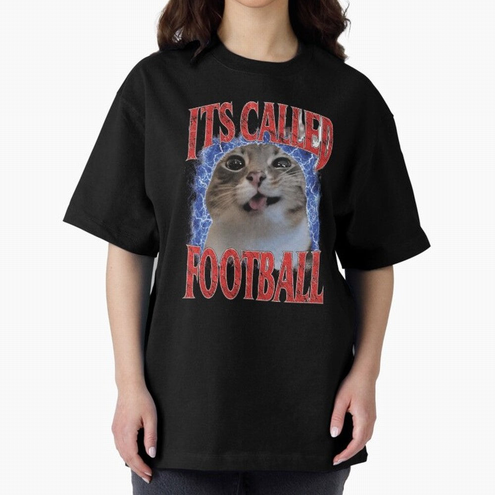 Football Silly Cat USA World Cup Meme Shirt Funny Y2K Grunge Cat Graphic Tee Soccer Meme Shirt Chaotic Cat Fan Gift Classic T-Shirt Cheer for Match Day Hype around FIFA World Cup 2026, Mbappe and Neymar, Brazil, Soccer Culture, Superstar Moments,