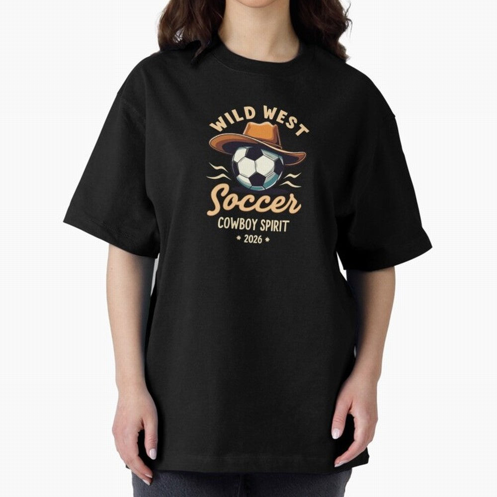 Wild West Soccer Cowboy Spirit World Cup 2026 Classic T-Shirt Bring Champion Energy into Match Day Hype around FIFA World Cup 2026 USA Canada Mexico, Haaland, England, France and Netherlands, Stadium Chants, National Pride, Trophy Dreams and