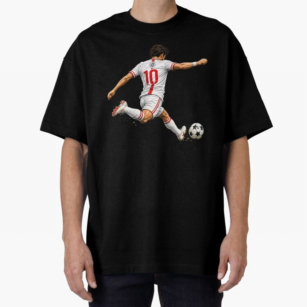 England Football Sticker Number 10 Three Lions Classic T-Shirt Capture FIFA World Cup 2026 USA Canada Mexico Spirit, Featuring Brazil, Cristiano Ronaldo, Haaland and CR7, Championship Spirit, Famous Goals, Roaring Crowds and International Football