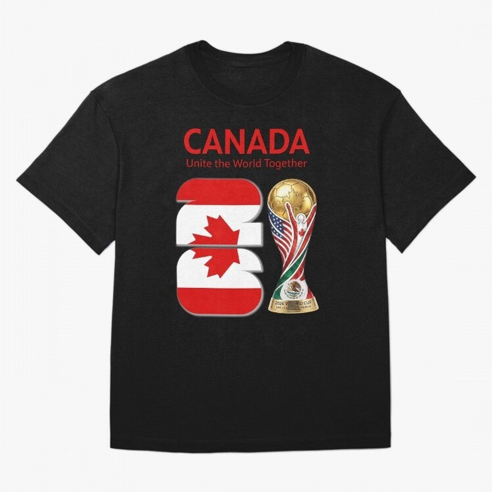 World Cup 2026, IMG 019, CANADA 001 Classic T-Shirt Support Match Day Hype around FIFA World Cup 2026 USA Canada Mexico, Cristiano Ronaldo, Haaland and CR7, France and Portugal, Champion Mindset, Group Stage Buzz, Knockout Tension and Passionate