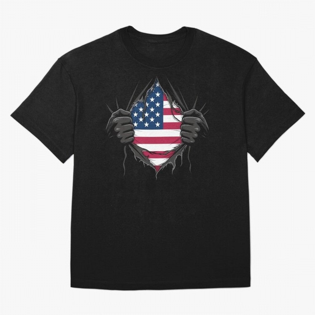 USA Flag - National Team Fans Classic T-Shirt Support Iconic Players in Global Football Passion for FIFA World Cup 2026, with Mbappe and Neymar, Portugal, Spain and Germany, Game Day Rituals, Football Legends, Country Pride and the Road to the
