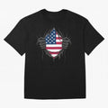 USA Flag - National Team Fans Classic T-Shirt Support Iconic Players in Global Football Passion for FIFA World Cup 2026, with Mbappe and Neymar, Portugal, Spain and Germany, Game Day Rituals, Football Legends, Country Pride and the Road to the