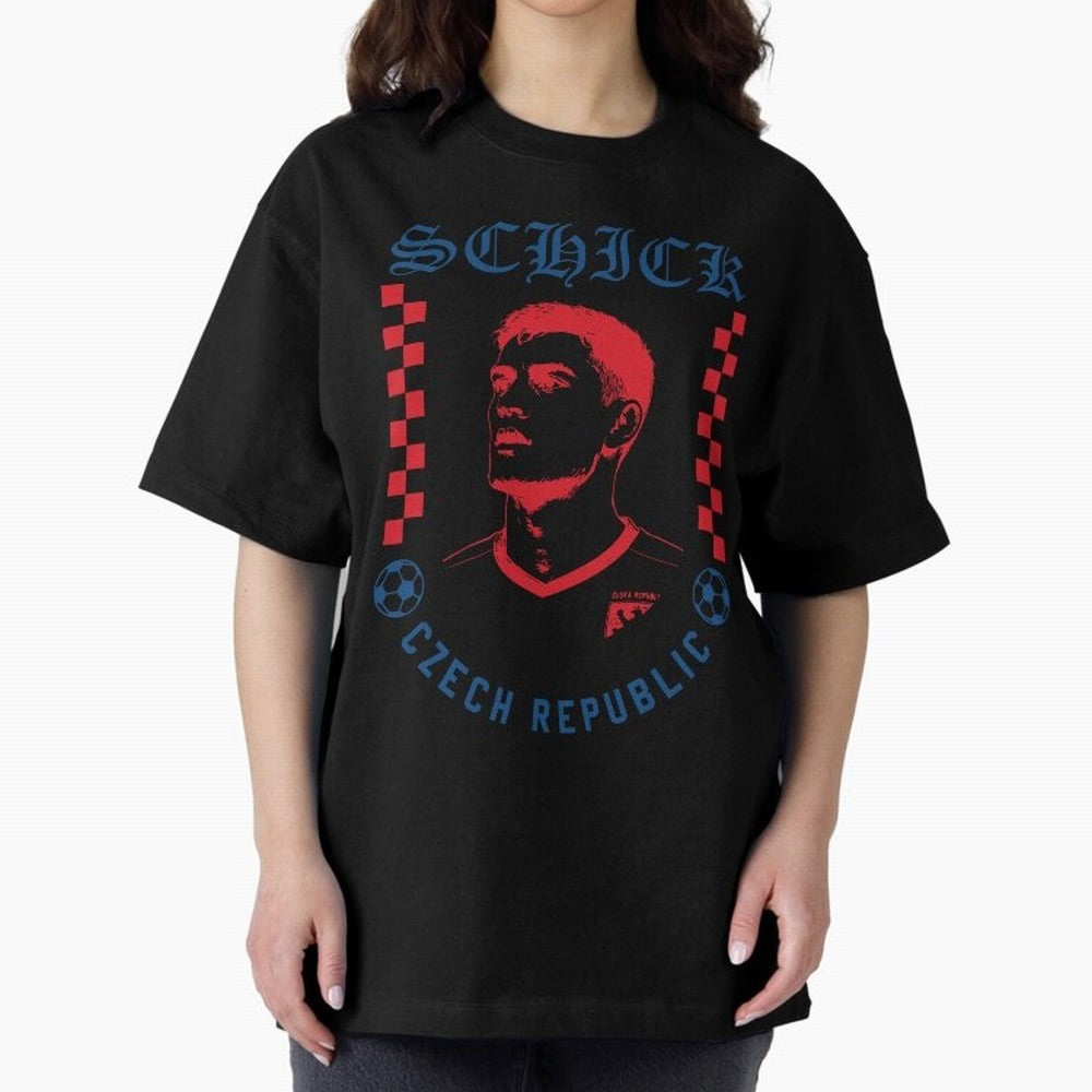 Schick Czech Republic Soccer Legend Retro Football Graphic Classic T-Shirt Celebrate Football Heritage in Match Day Hype around FIFA World Cup 2026 Group Stage, Cristiano Ronaldo, Haaland and CR7, Spain, Game Day Rituals, Football Legends, Country
