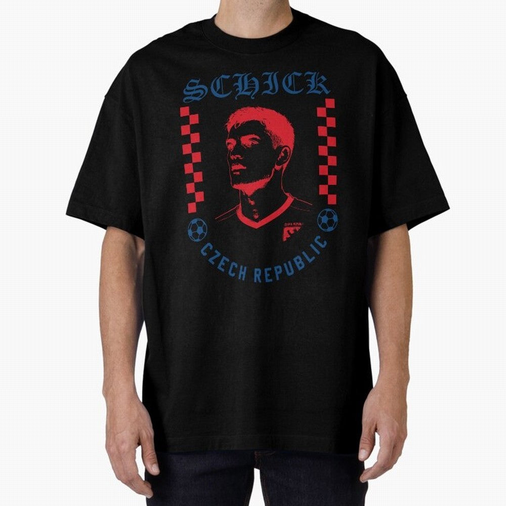 Schick Czech Republic Soccer Legend Retro Football Graphic Classic T-Shirt Celebrate Football Heritage in Match Day Hype around FIFA World Cup 2026 Group Stage, Cristiano Ronaldo, Haaland and CR7, Spain, Game Day Rituals, Football Legends, Country