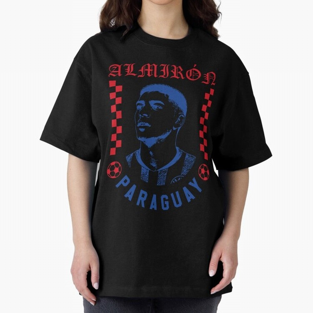 Almir¨®n Paraguay Soccer Legend Vintage Football Fan Graphic Classic T-Shirt Spotlight Global Football Passion for FIFA World Cup 2026 USA Canada Mexico, Filled with Mbappe and Neymar, Spain, Football Passion, Legendary Performances, Festival Vibes