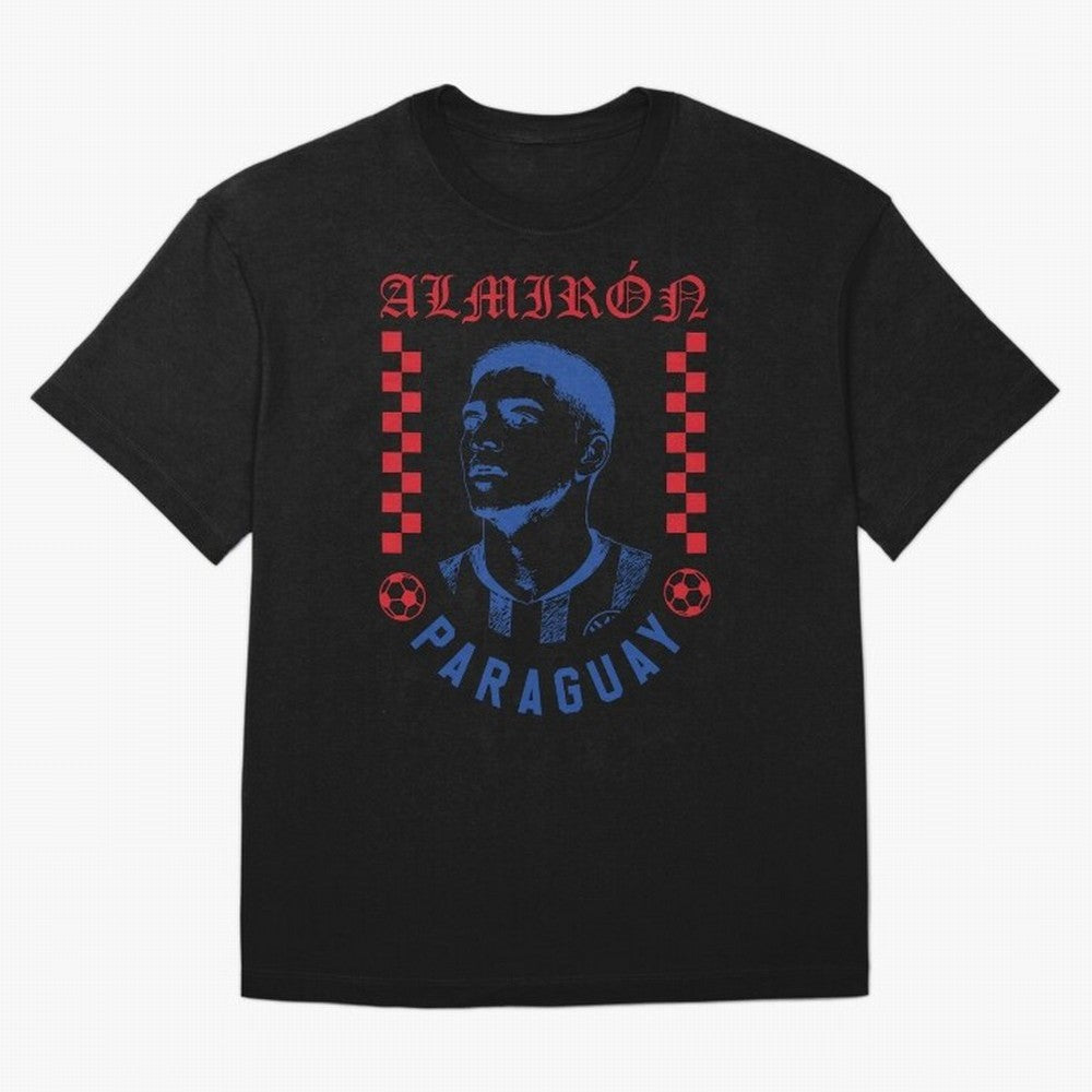 Almir¨®n Paraguay Soccer Legend Vintage Football Fan Graphic Classic T-Shirt Spotlight Global Football Passion for FIFA World Cup 2026 USA Canada Mexico, Filled with Mbappe and Neymar, Spain, Football Passion, Legendary Performances, Festival Vibes