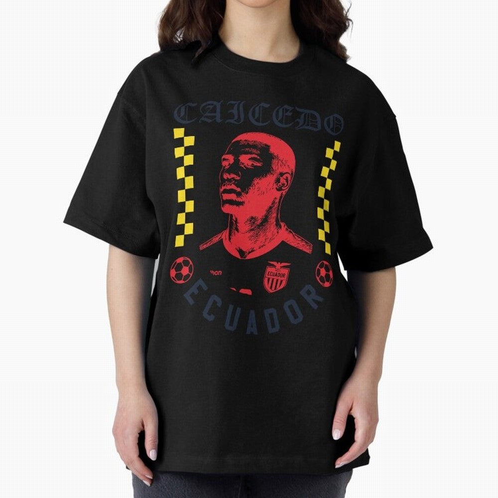 Caicedo Ecuador Soccer Star Retro Football Fan Design Classic T-Shirt Turn Up for Global Football Passion for FIFA World Cup 2026 Group Stage, Built around Messi, Neymar and Mbappe, Brazil, Portugal and Argentina, Stadium Memories, Football